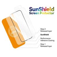 Nouveau protecteur d'écran de pare-soleil en verre de téléphone portable pour iPhone 13 Pro 14 Pro Max 9H Flex SunShield Film