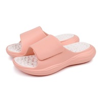 Sandales de réflexologie EVA personnalisées avec logo, antidérapantes, à semelle épaisse, pour massage des pieds par acupression, soulagement de la douleur, pour intérieur