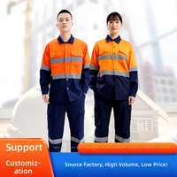 Vêtements de travail en gros avec logo personnalisé, uniforme de travail industriel pour les ouvriers d'usine, ensemble de vêtements