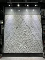 Panneau mural décoratif intérieur en pierre flexible Life1996 Viscont White Marble, texture de pierre ultra-fine blanc cristal.