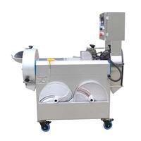 Dezoton Automatische Industriële Groente- en Fruit Snijmachine voor Ui, Aardappel, Cassave, Appel, Mango, Citroen, Kokosnoot en voedselchips.