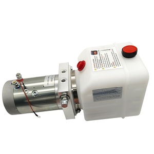Unité <span class=keywords><strong>hydraulique</strong></span> 12V CC Hy-Waloil 1,6 kW avec <span class=keywords><strong>pompe</strong></span> modulaire à port PT et réservoir plastique 4L pour remorque <span class=keywords><strong>benne</strong></span>, camion-<span class=keywords><strong>benne</strong></span> et hayon élévateur - Product Image 2