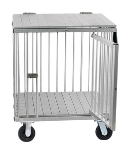 Durable Folding <strong>Dog</strong> <strong>Show</strong> <strong>Trolley</strong> <strong>Aluminum</strong> <strong>Dog</strong> <strong>Trolley</strong> <strong>Dog</strong> Cage <strong>Trolley</strong> Pet Carrier Supplies - Product Image 5