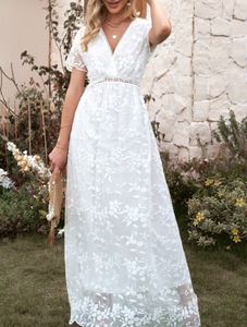 Bonito vestido de verano para mujer, tela de encaje de verano para boda y fiesta, vestido de noche para mujer africana - Product Image 4