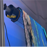 Écran LED portable MDS pour mur vidéo de cinéma, panneau de location de scène intérieur déroulable P1.9, luminosité 500 cd, garantie 2 ans