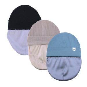 Cappellino in maglia per neonati e bambini, berretto leggero con fodera in raso per maschietti e femminucce, neonati e bambini piccoli - Product Image 1