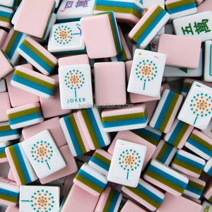 Juego de Mahjong Americano <span class=keywords><strong>Amara</strong></span> Pink Elephant de 4 Capas, 160 Piezas, Juego de Fichas Completo de Lujo Oh My Mahjong, Regalo Festivo - Product Image 5
