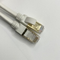 Kabel Jaringan Ethernet Cat6 RJ45 Patch Cord UTP dengan Konduktor Tembaga Murni dan Selubung LSZH