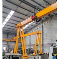 Prix usine Chine Grue portique monopoutre de type treillis sur rail de 5, 10, 15, 25 tonnes