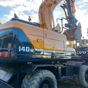 Excavatrices sur pneus Hyundai R140W d'occasion à vendre 90% Nouveau bon marché et en bon état avec moteur central et composants de moteur - Product Image 5