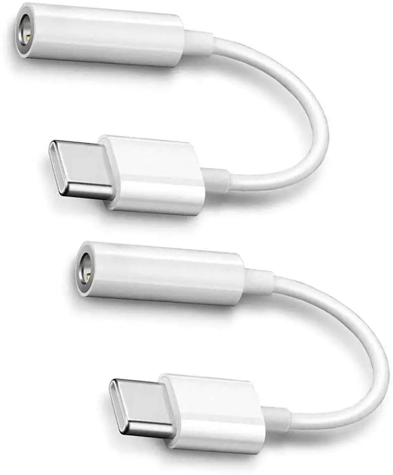 Typ C zu 3,5 mm Aux Jack Audio-Adapter weibliches USB-Kabel Handy-Ladekabel Datenkabel Android Auto-Computer-Schachtel inklusive