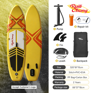 Papan Dayung Tiup Dasar untuk Pemula, Fungsi Sederhana, Ringan, Cocok untuk Pemula di Danau, Siap Bermain - Product Image 3