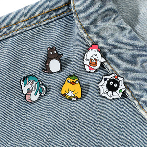 Classic Studio Ghibli Brooch Cartoon Anime Alloy Badge Gift <strong>Spirited</strong> Away Enamel Pin - Product Image 3