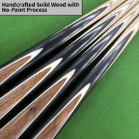 Queue de billard en bois de frêne faite à la main avec logo personnalisé, pointe de 8,5 mm, 3/4, vente directe d'usine, personnalisation possible