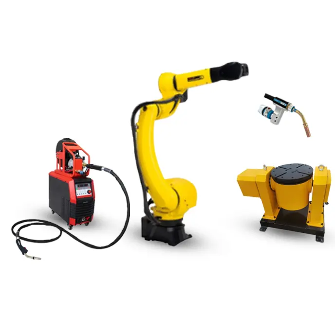 Fanuc-ذراع تلحيم, ذراع تحكم ذو محمل كريات متعدد الاستخدامات ، ذو نطاق تشغيل يبلغ 2272 الذراع ، و مزود بأداة تحديد موضع اللحام و رشاش لحام TBI ، كما أن ذراع اللحام مزود بأداة تحديد موضع التشغيل ، مزود بأداة تحديد موضع اللحام.