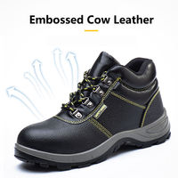 Sepatu Kerja Safety Iron Toe Harga Terjangkau untuk Musim Panas, Sepatu Konstruksi untuk Bengkel Pria & Wanita