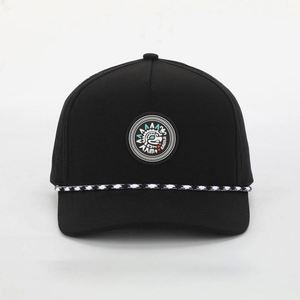 Gorra de Béisbol Personalizada de Alta Calidad, 5 Paneles, Perforada con Láser, Visera de Cuerda, Unisex, Ajustable, Resistente al Agua, para las Cuatro Estaciones - Product Image 1