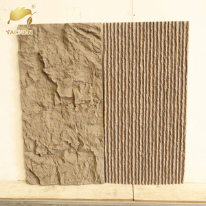 Revêtement mural en <span class=keywords><strong>pierre</strong></span> PU 3D réaliste, design mural de luxe pour hôtel, villa et bâtiment commercial - Product Image 3