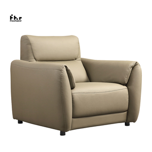 Sofá reclinable de Cine de lujo Reposacabezas ajustable y reposabrazos Sofá reclinable de respaldo alto Sofá de cuero para hotel y Villa - Product Image 3