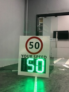 Dấu Hiệu Tốc Độ Radar Màu Đỏ Và Xanh Lá Cây Hiển Thị Tốc Độ Của Bạn Hiển Thị Chỉ Báo Tốc Độ Năng Lượng Mặt Trời Hoặc AC - Product Image 6