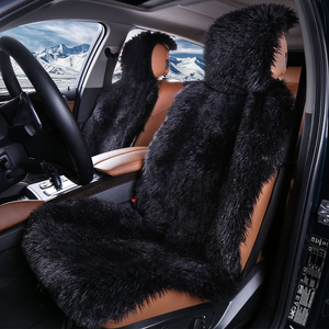 Funda de piel de oveja sintética para asiento de coche, cubierta universal para asientos de invierno, nueva tendencia - Product Image 4