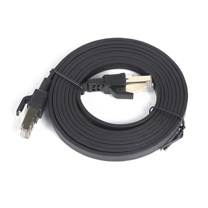 Custom Cat8 STP <b>Cable</b> 0.5M-<b>100M</b> Flat High-Speed <b>Ethernet</b> PVC Jacket STP LAN <b>Cable</b> with Copper Material for Smart Home Networking - Product Image 5