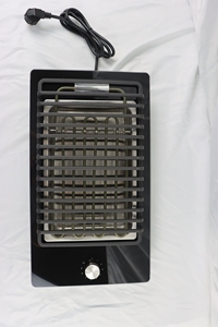Parrilla de Barbacoa Integrada de 30 cm/11.8 Pulgadas, con Control de Regulación de Energía, Panel de Vidrio Negro y Estante - Product Image 2