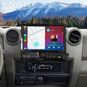 Reproductor Multimedia para Auto de 11.2 Pulgadas con CarPlay, Android 13, GPS, WiFi, Radio Estéreo para Toyota Land Cruiser 70 75 76 LC70 LC75 LC76 2007-2021 - Product Image 1