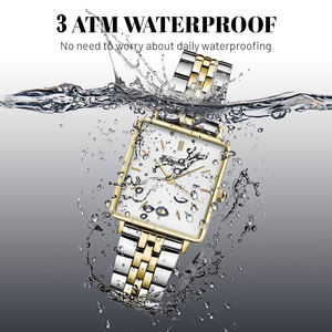 Reloj de Pulsera de Acero Inoxidable Personalizado Estilo Hip Hop, Suministro ODM para Mujeres de Oficina con Logotipo Privado, Hecho en China - Product Image 5