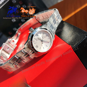 Montre à quartz compacte et raffinée de qualité supérieure de marque haut de gamme, avec bracelet étanche, petit cadran calendrier, chiffres arabes - Product Image 3