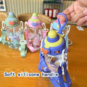Celia Cartoon Animal Water Bottle 650Ml Bpa Free With Straw For Children Outdoor Use Gift - Product Image 4