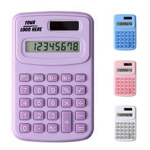 Calculatrice scientifique miniature personnalisée avec logo, affichage 8 chiffres, portable, mignonne, pour étudiants, en caoutchouc, cadeau promotionnel - Product Image 6