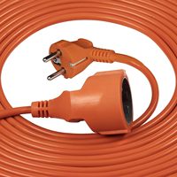 Cordon d'alimentation européen 2pin Plug Extension Cable H05VV-F 1.5mm ² Cordon électrique Cordon d'alimentation allemand 10m 20m 30m 50m Longueur Câble