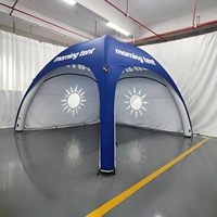 Arche Gonflable Extérieure Durable et Coupe-Vent, Tente Publicitaire pour Événements et Expositions, Abri Connecté pour Utilisation en Extérieur