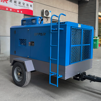 Compresseur d'air mobile diesel portable à vis 350/315FM 8bar 10bar 97KW pour la construction et le forage