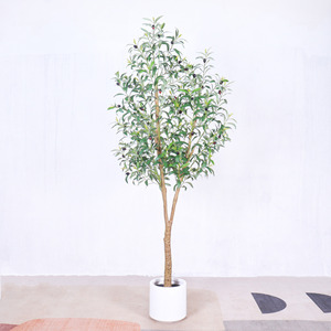 Árbol de <span class=keywords><strong>Olivo</strong></span> Artificial de Lujo, Planta Bonsái <span class=keywords><strong>Grande</strong></span> para Decoración Interior/Exterior, Maceta Densa de 180 cm, Vegetación Nórdica - Product Image 6