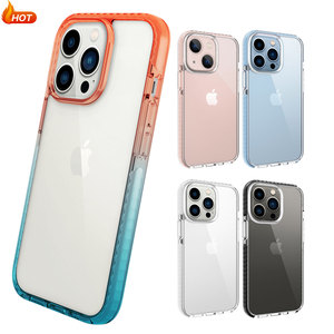 TPU TPE di alta qualità PC Anti caduta antiurto trasparente <span class=keywords><strong>iPhone</strong></span> <span class=keywords><strong>Cover</strong></span> posteriore custodia in silicone per <span class=keywords><strong>iPhone</strong></span> 14 13 12 pro max Case - Product Image 1