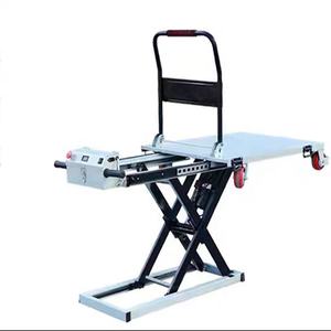 Wendy produk baru 2025 gunting portabel Mobile meja angkat hidrolik mengangkat gunting tangan troli pengangkat hidrolik troli untuk dijual - Product Image 5