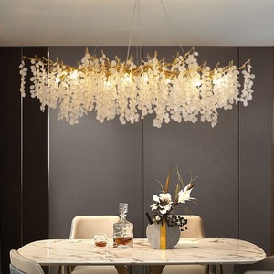 Fabrik preis Moderne französische Villa Hotel Kristall Kronleuchter Esszimmer Luxus Küchen insel Leuchte Pendel leuchte Kristall lampe - Product Image 4