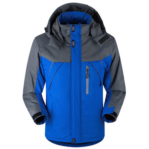 Erkek Polar, Kalınlaştırılmış, Sıcak Dış Mekan İş Kıyafetleri, Rüzgar Geçirmez, Büyük Beden Dış Giyim Mont ve Rüzgarlık - Product Image 3