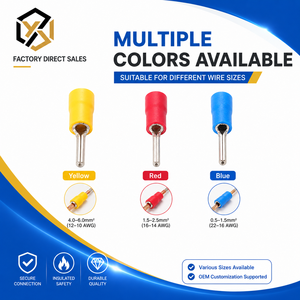 Terminales de Cable de Cobre <span class=keywords><strong>MGEN</strong></span> PTV Tipo Pin, Recubiertos de Estaño, para Crimpado, 60V - Product Image 5