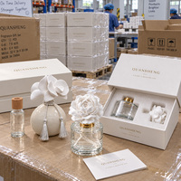 Diffuseur d'huiles essentielles Eco Scent, diffuseur d'arômes en céramique, pierre céramique, fleur en céramique pour diffuseur à bâtonnets