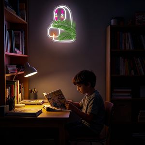Letrero de Neón de Anime para Decoración de Pared, Luz de Neón LED para Sala de Juegos, Luces de Dibujos Animados para Fanáticos del <span class=keywords><strong>Manga</strong></span>, Dormitorio, Tienda, Bar, Letreros de Neón - Product Image 5