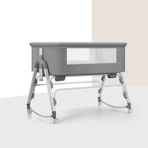 Nouveau lit pliant design moderne pour bébé, ensemble de literie, berceau, lit de bébé, lit à bascule, berceau de chevet pour nouveau-né - Product Image 5