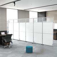 Parois de séparation mobiles modernes de nouvelle conception avec roulettes pour les écoles, les bureaux, panneaux modulaires personnalisés, absorption acoustique durable
