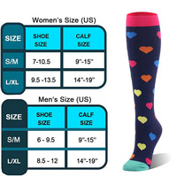 Chaussettes de compression fantaisie amusantes pour infirmières, hommes et femmes, à motif tricoté, pour l'automne, sportives, pour diabétiques, vente en gros