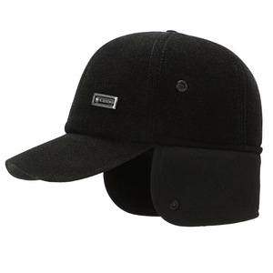 Baseball <b>Cap</b> For Men Fleece Warm Ear Protection <b>Winter</b> Adjustable Hat Casual Outdoor Use - Product Image 1