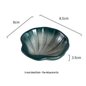 Plat à sauce en céramique minimaliste de style japonais, finition craquelée, cuisson à haute température, compatible micro-ondes, pour hôtel/repas - Product Image 6