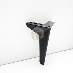 YIJUN Furniture <b>Legs</b> Black 837B Heavy Duty Modern Minimalist Metal Table <b>Sofa</b> <b>Legs</b> - Product Image 2