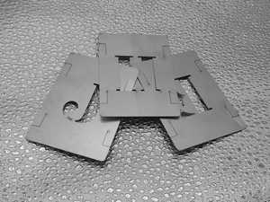 Pochoirs métalliques personnalisés de haute qualité, best-sellers, gravés à la <span class=keywords><strong>lettre</strong></span>, peinture au pistolet, spécialisés pour la peinture au pistolet - Product Image 4